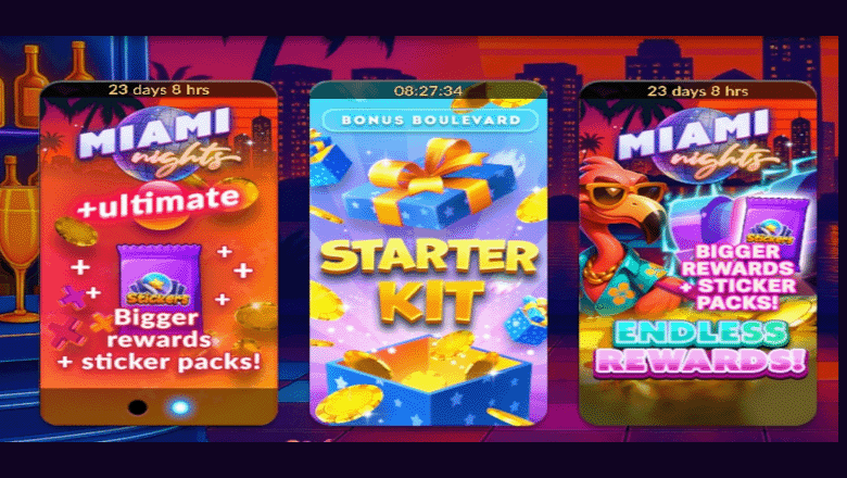 Interface de bonus sur myjackpot casino