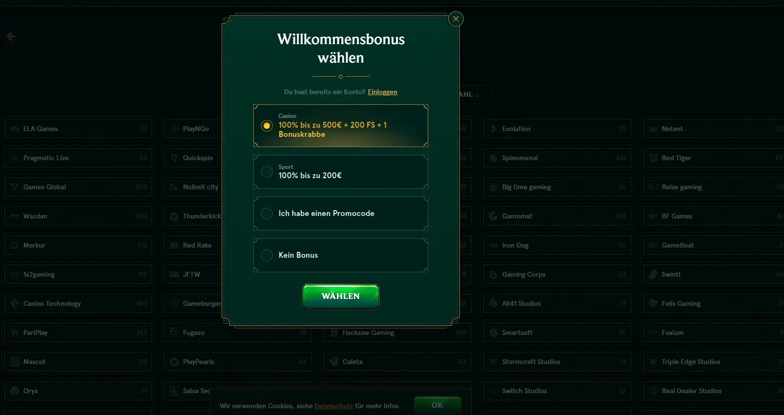 casinia-login