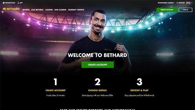 Screenshot of Bethard Homepage Thumbnail