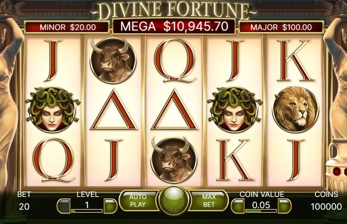 Divine Fortune screenshot 1 background
