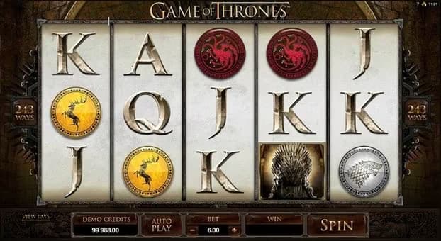 Screenshot of LeoVegas Game of thrones Thumbnail