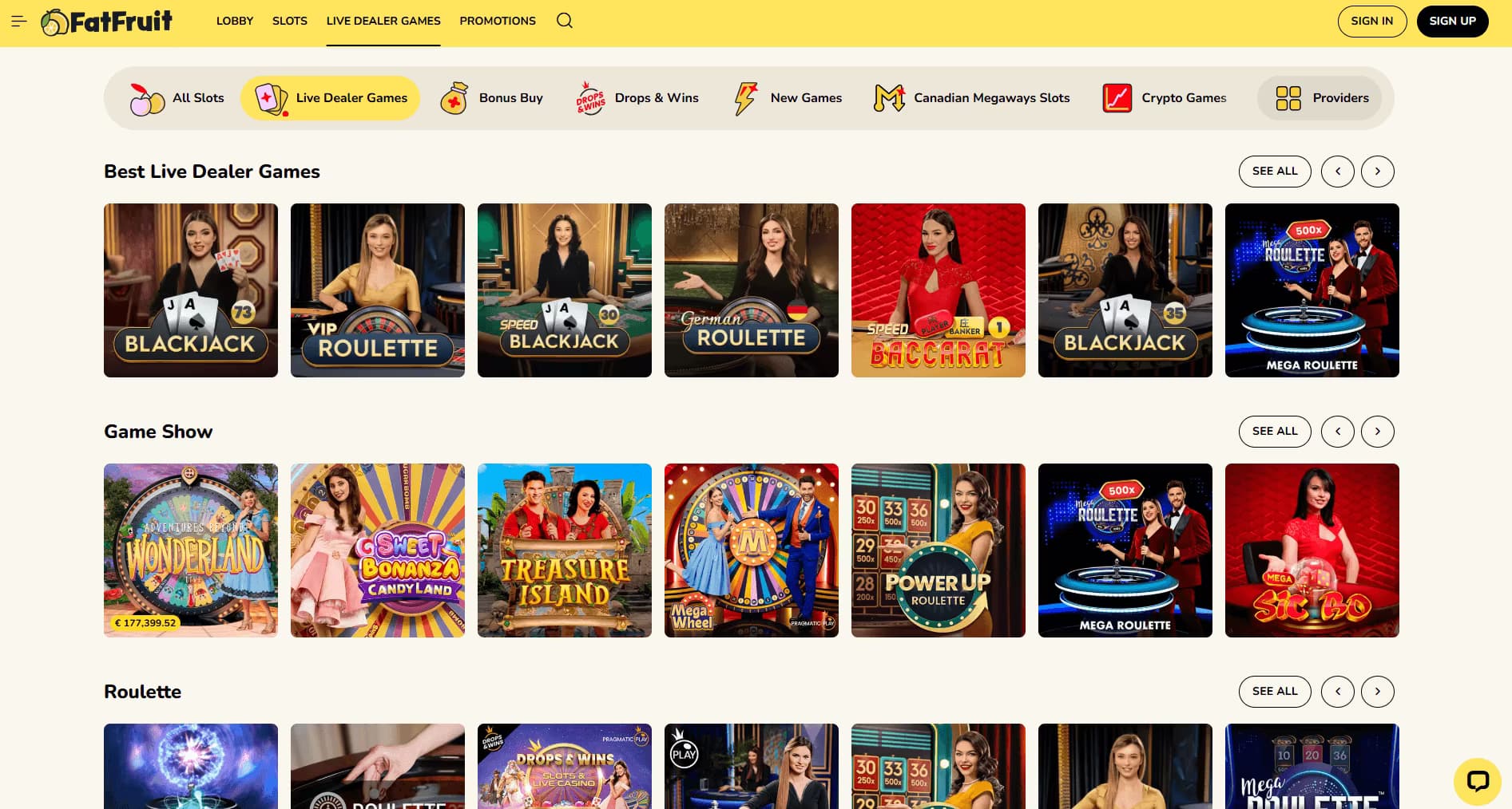 FatFruit live games.png