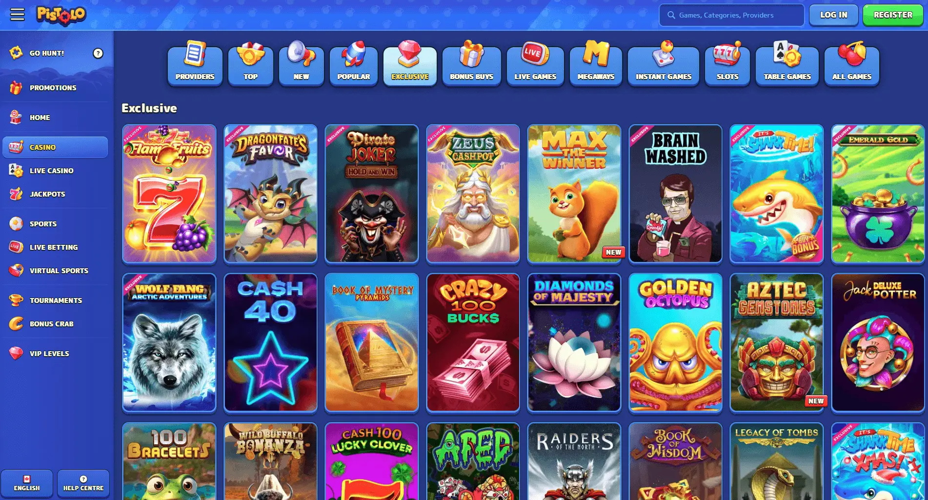 Pistolo exclusive games