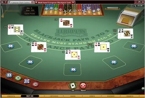 Blackjack Gameplay at Cabaret Club Thumbnail