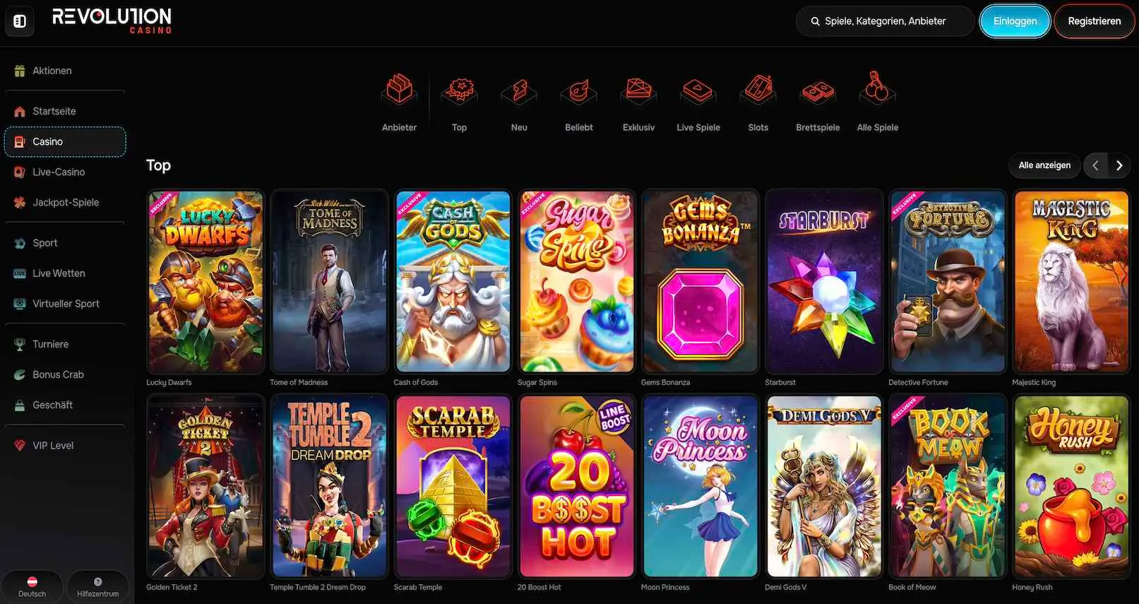 revolution-casino-spiele