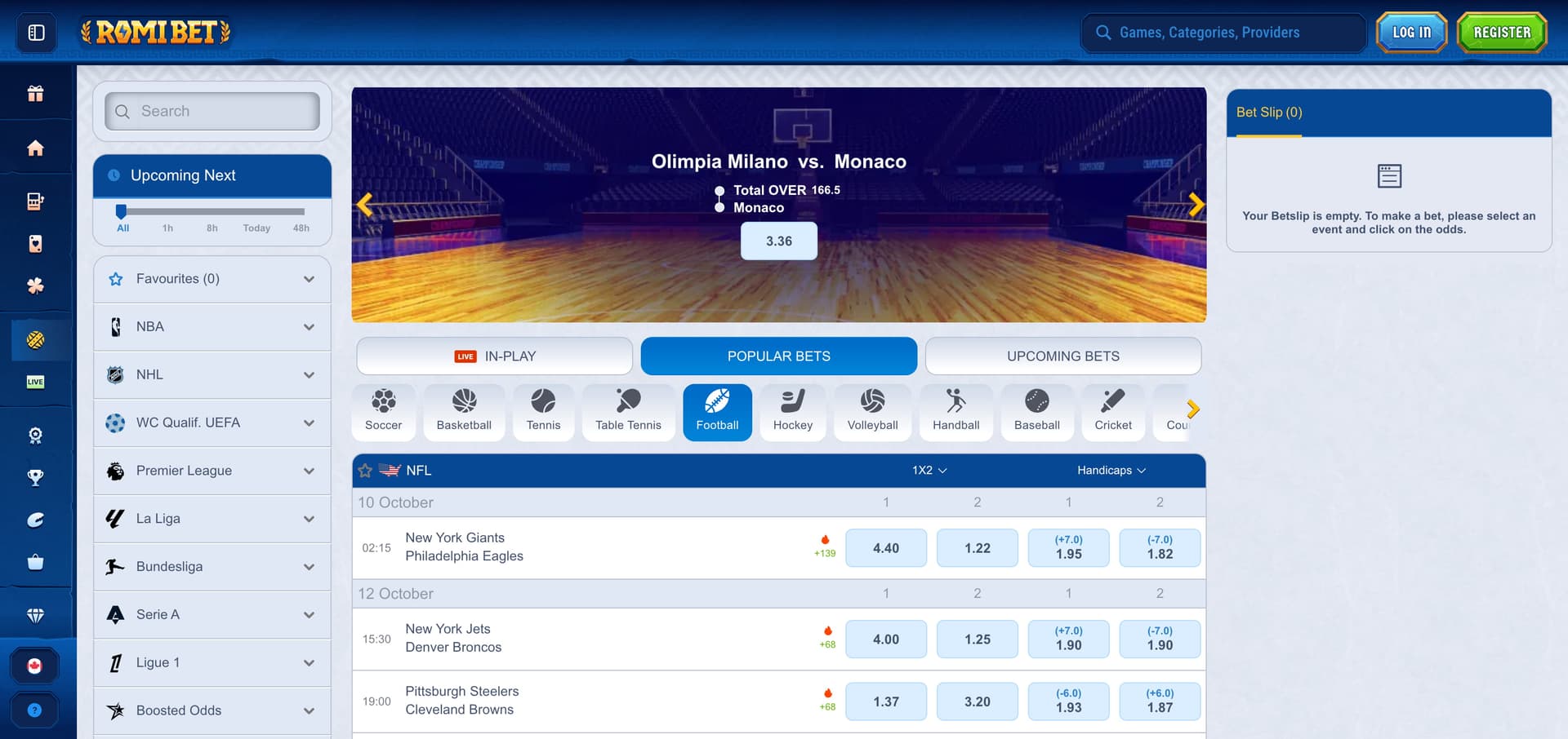 romibet.com ca providers