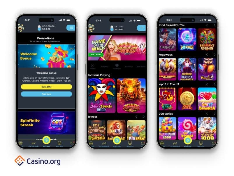 Spinfinite-US-sweeps