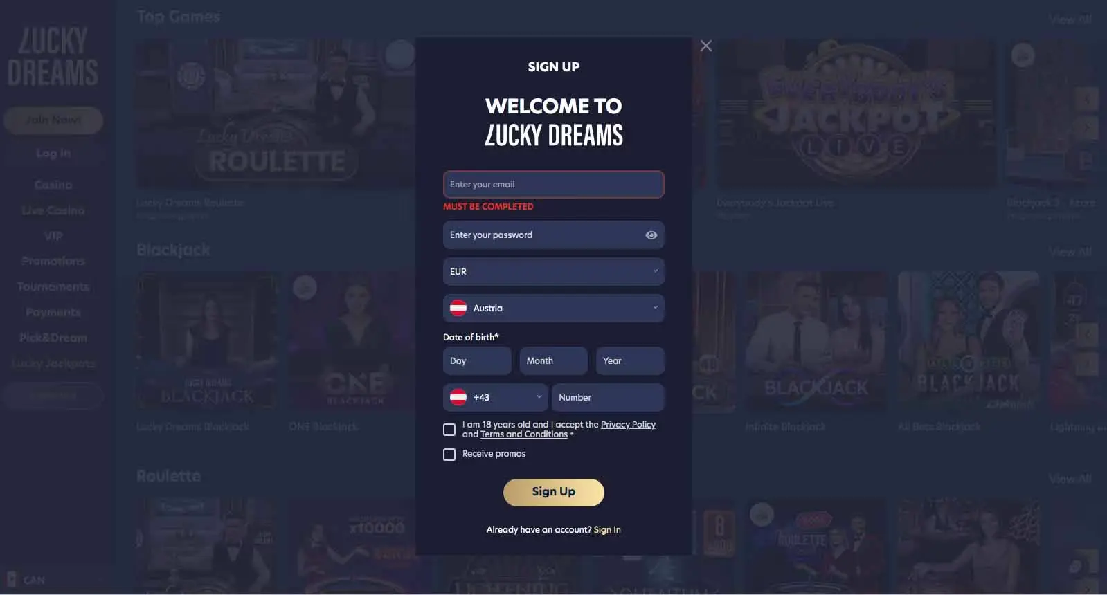 lucky-dreams-casino-anmelden