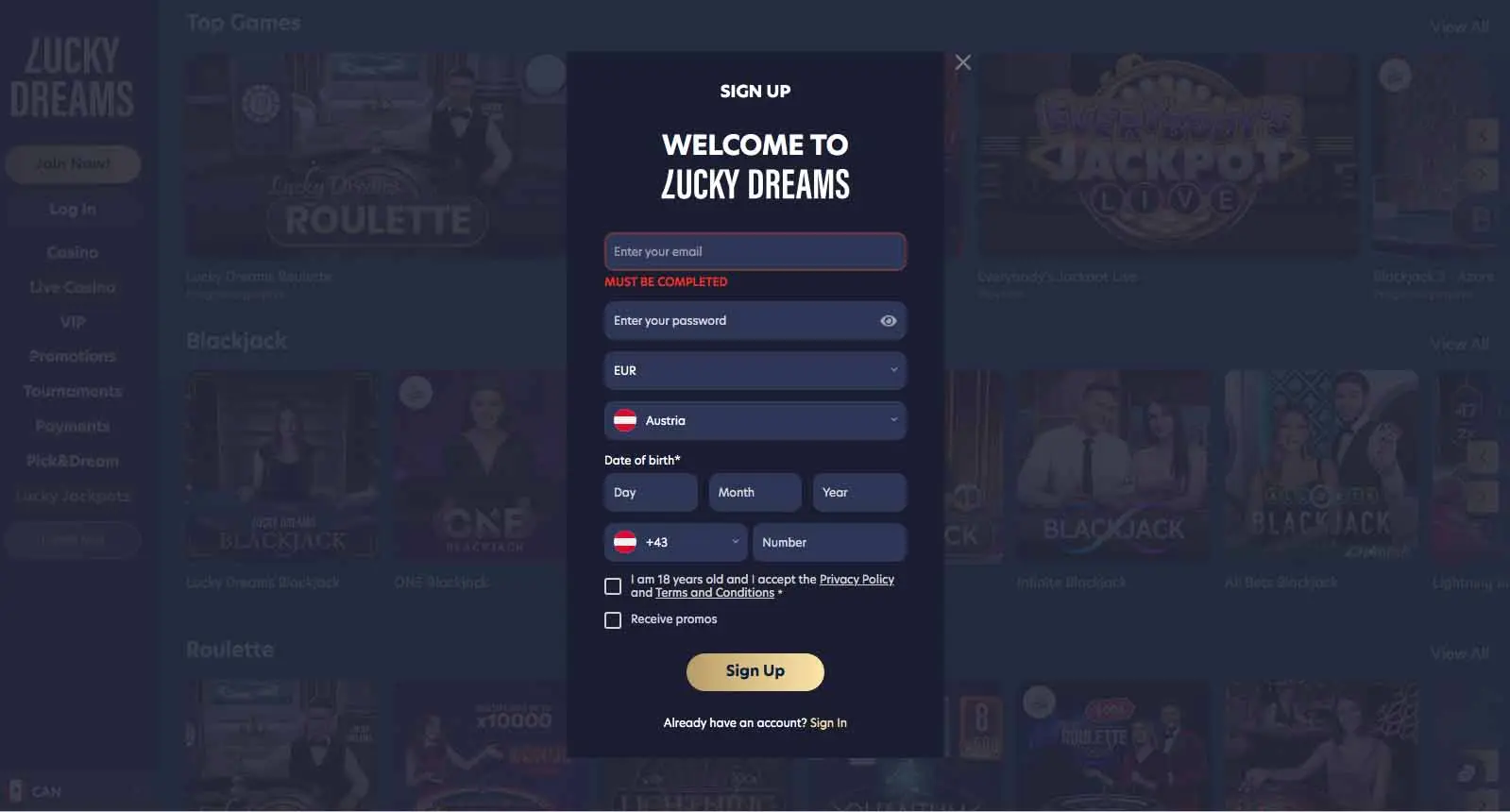 lucky-dreams-casino-anmelden