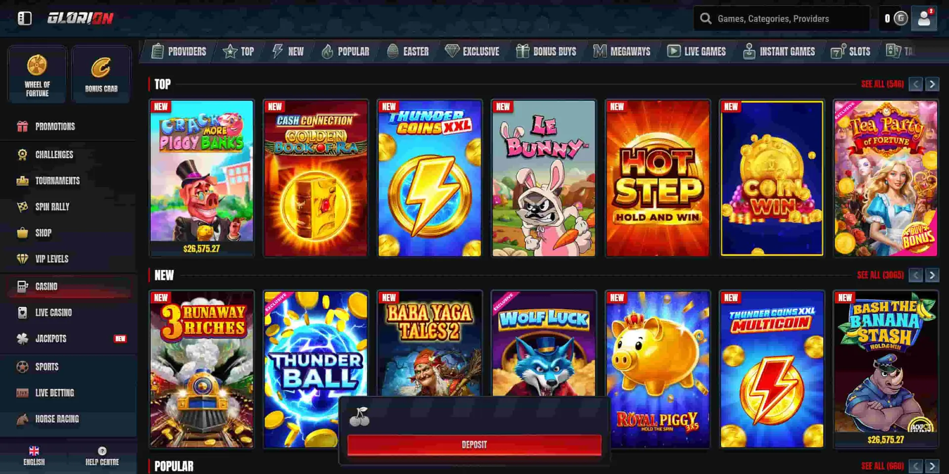 Glorion live games image 1