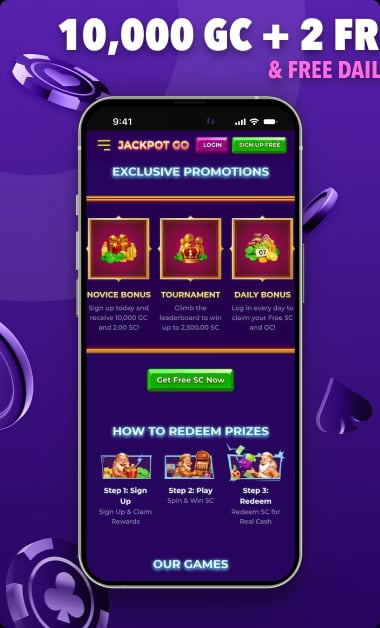 jackpotgo sweepstakes casino