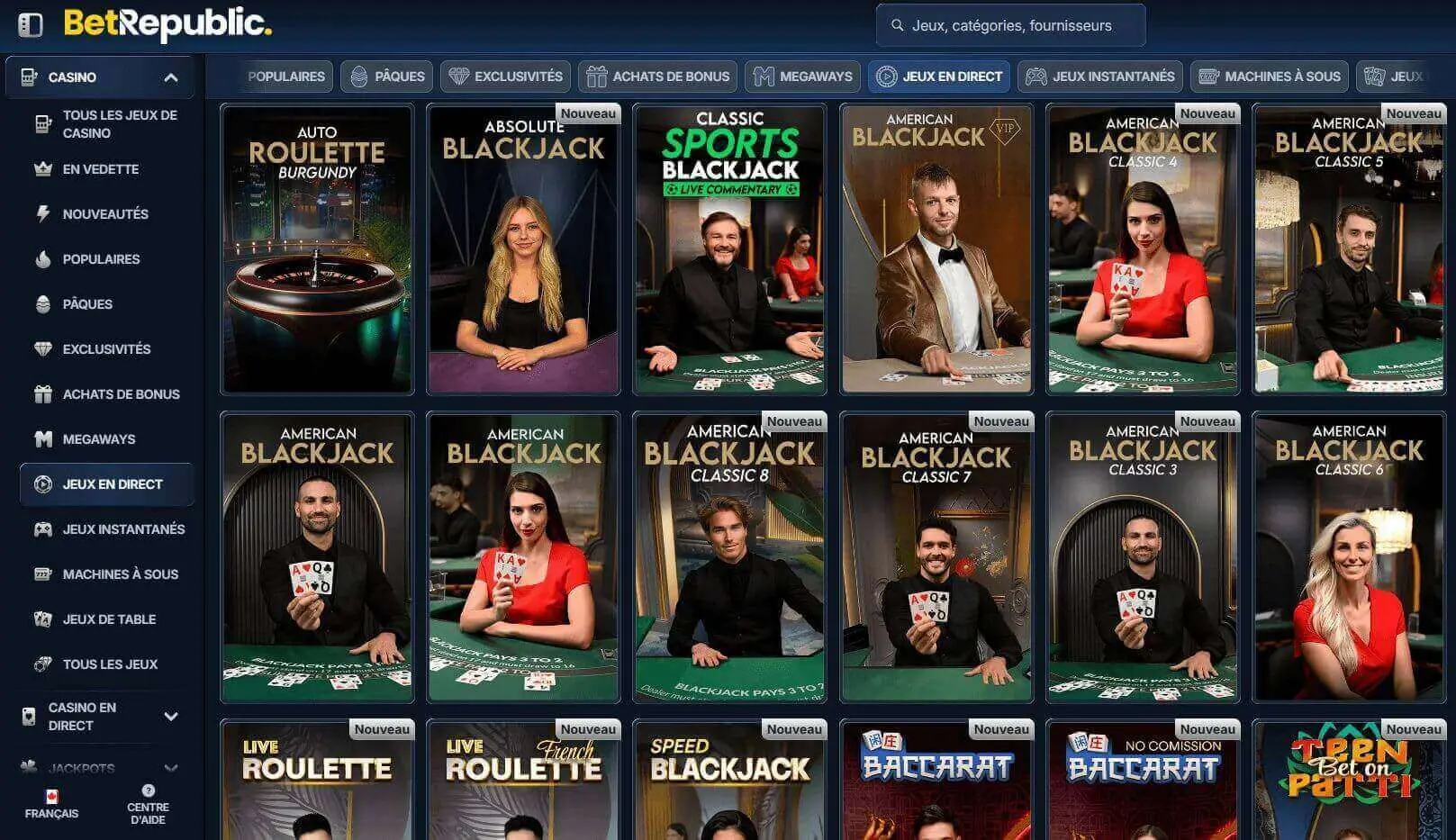 Betrepublic live games