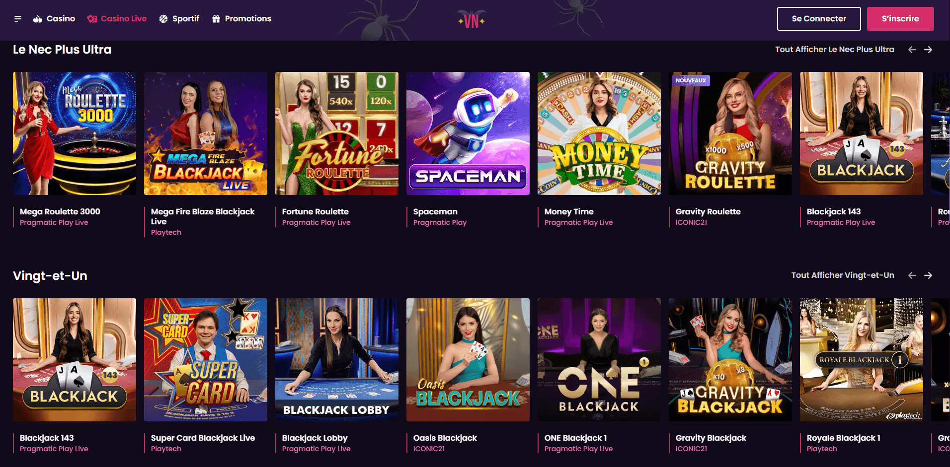 Vegas Now - live casino