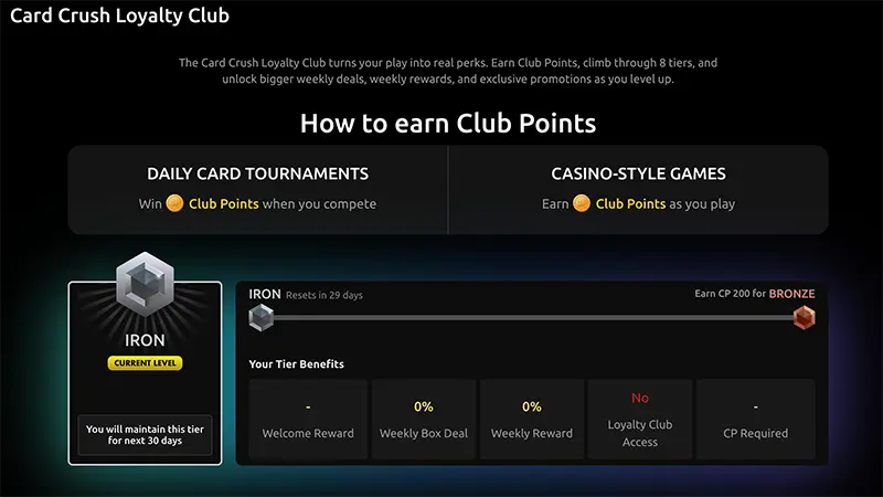 card crush loyalty scheme