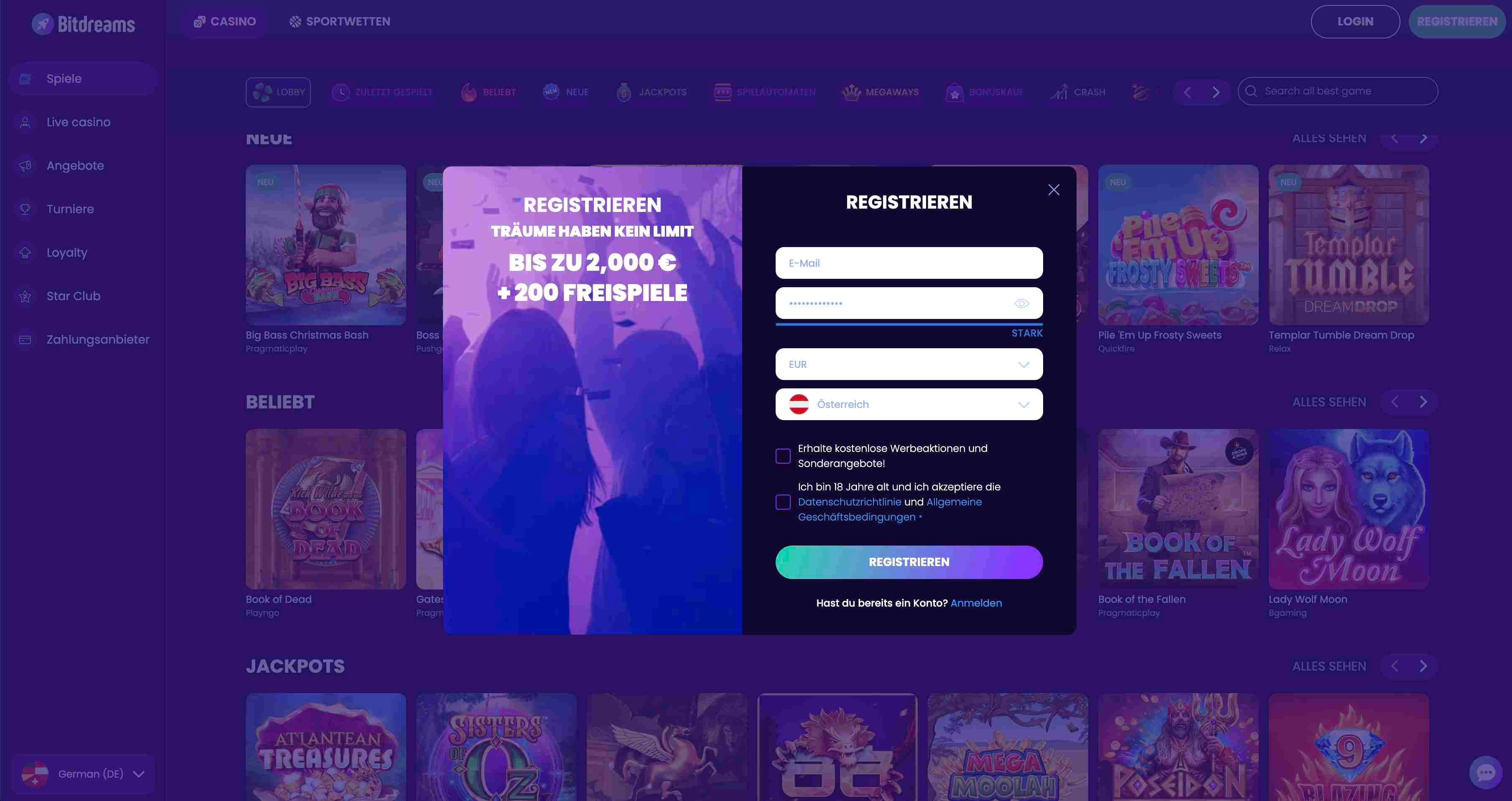 bitdreams-login
