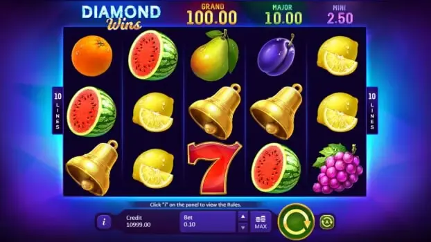 Screenshot of diamond wins Woo Casino Thumbnail