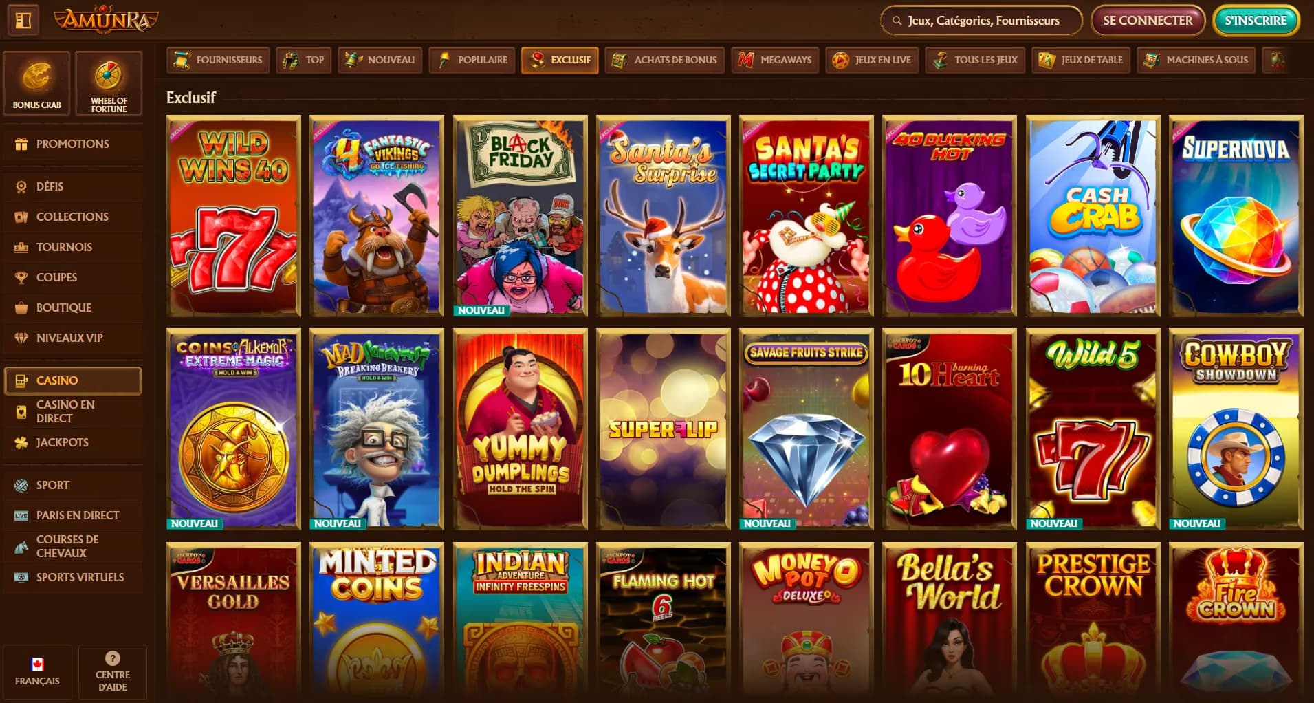 Amunra exclusive games.png