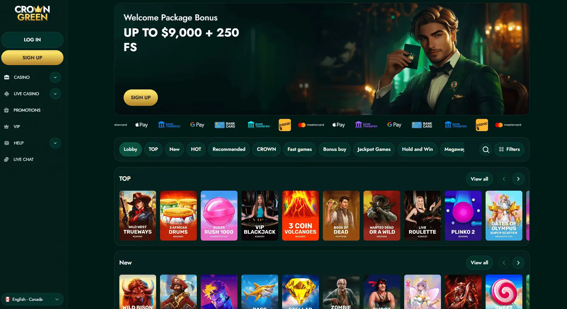 Crowngreen home page