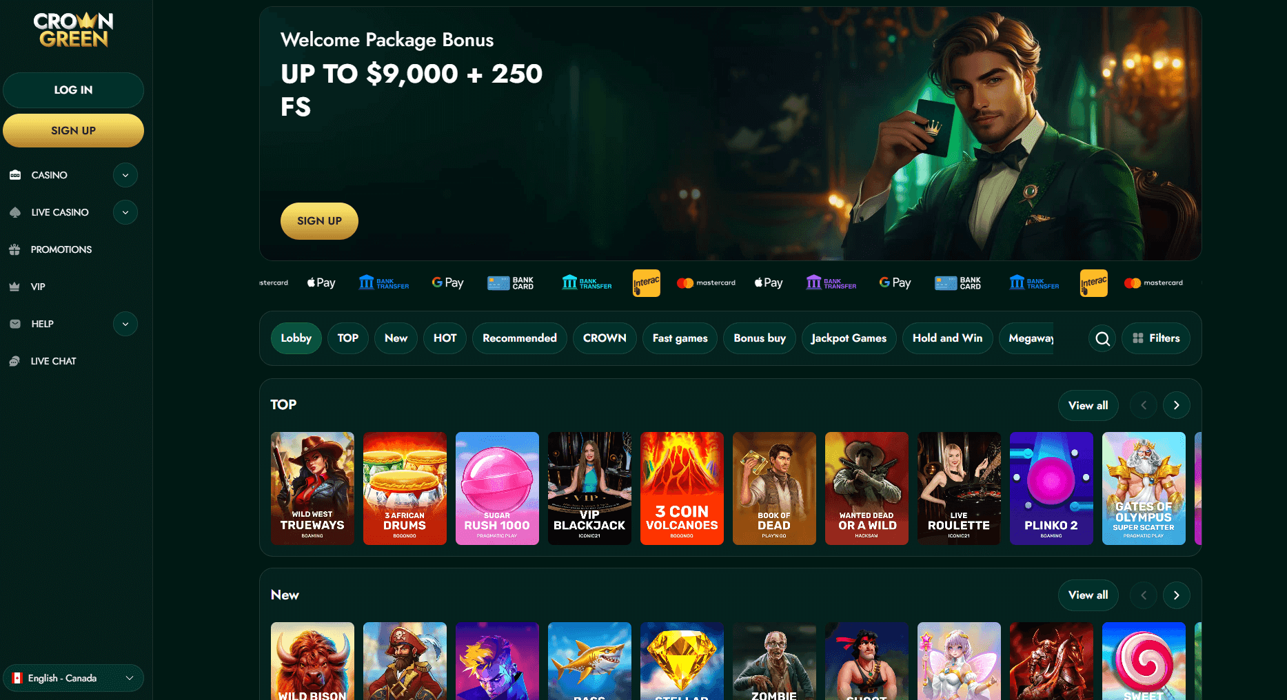 Crowngreen home page