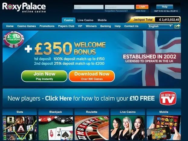 Homepage of Roxy Palace Thumbnail