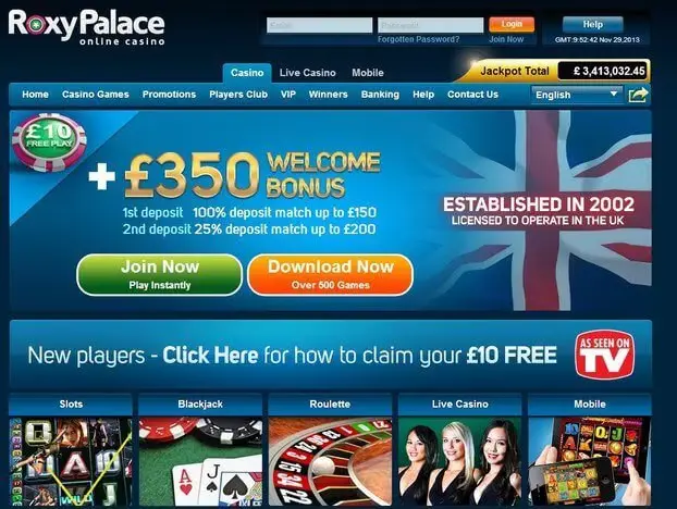 Homepage of Roxy Palace Thumbnail