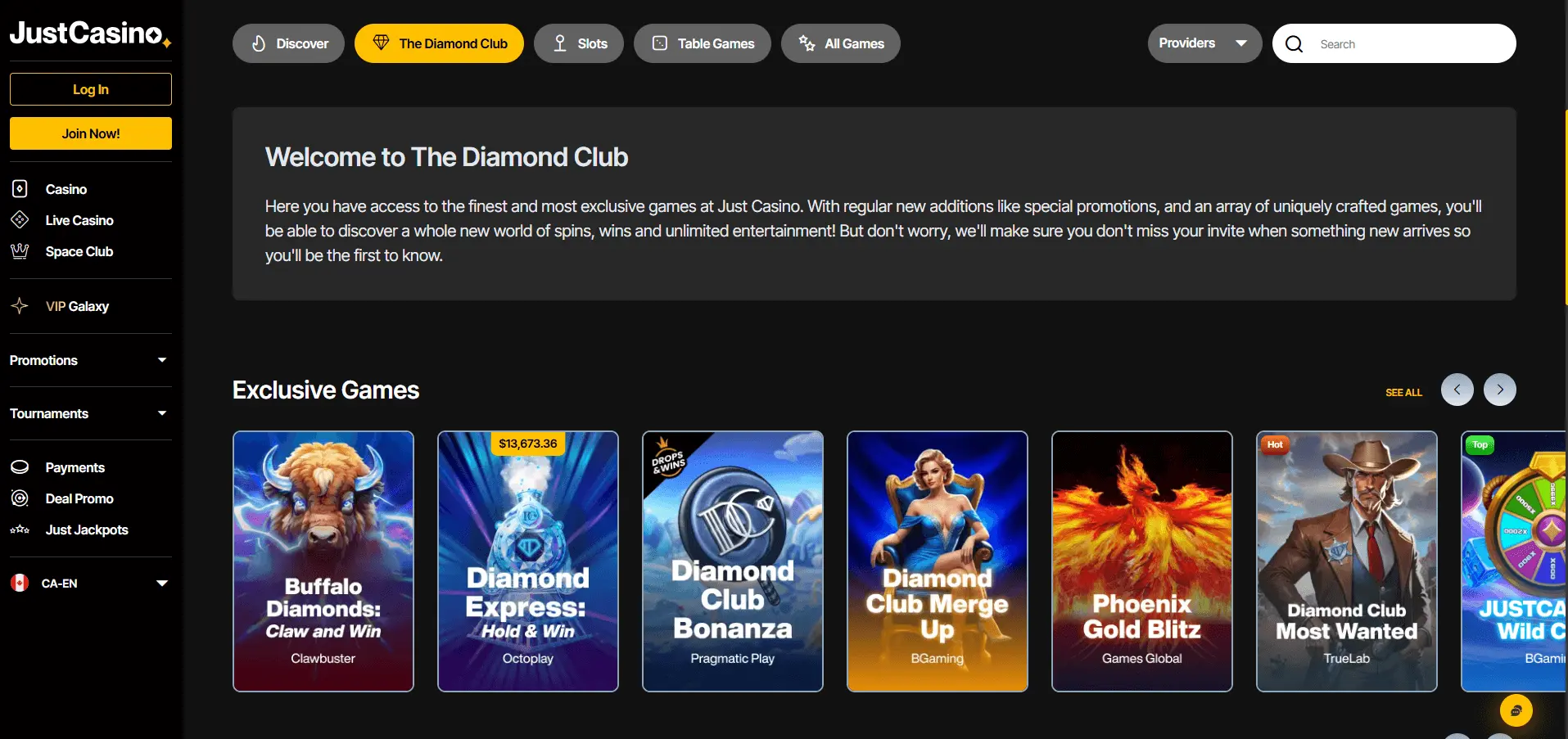 JustCasino Diamond Club.png