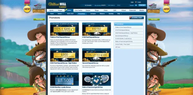 William hill promos
