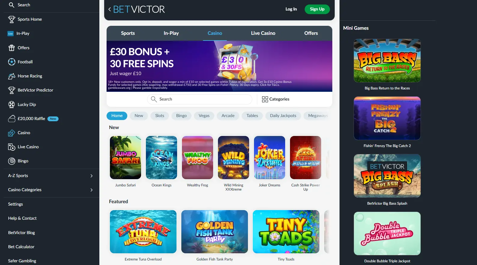 Betvictor game hub.png