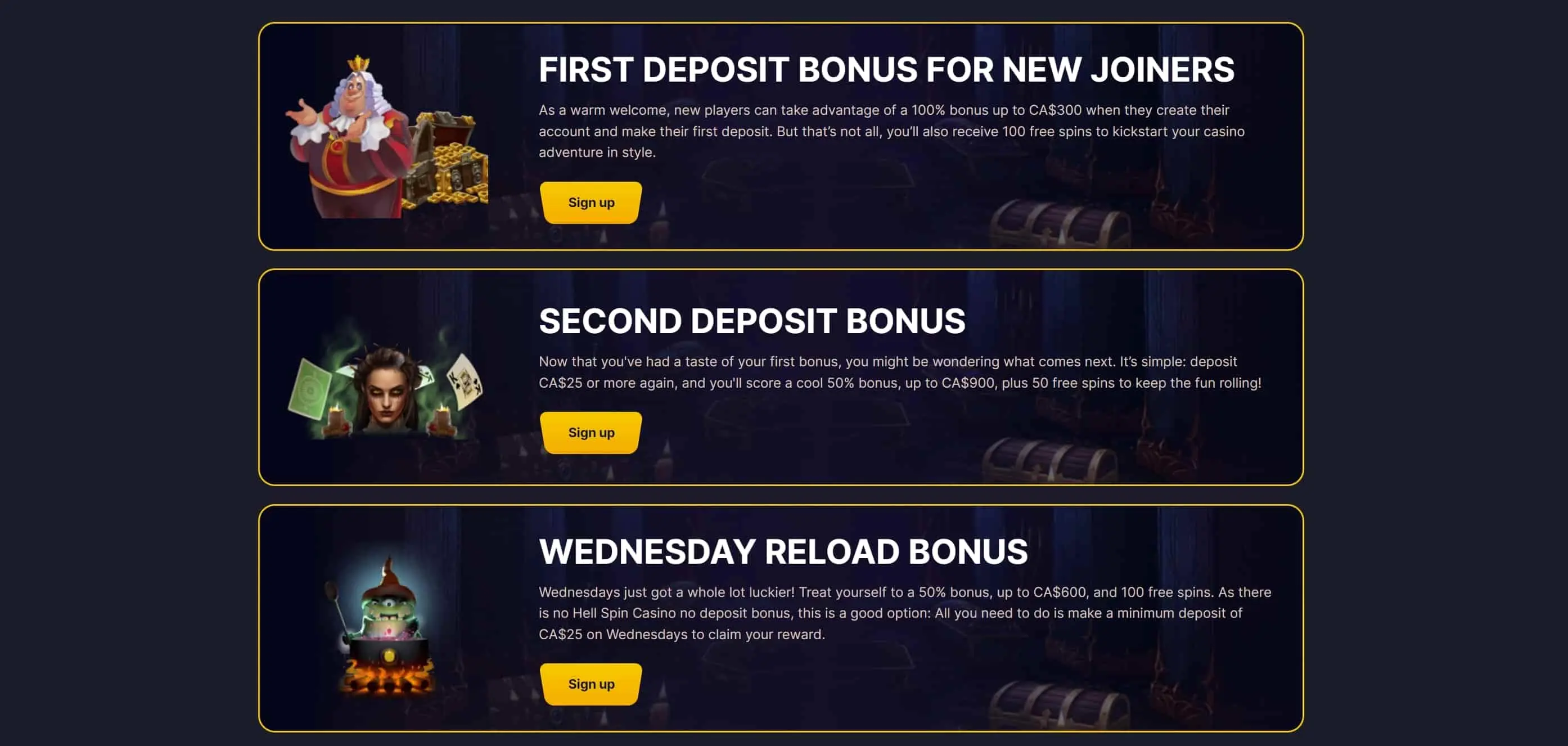 HellSpin Casino bonus