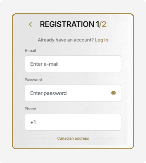 Tooniebet Ontario Enter your details