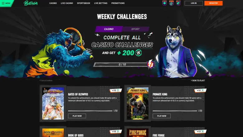 Betinia bonus promo billede