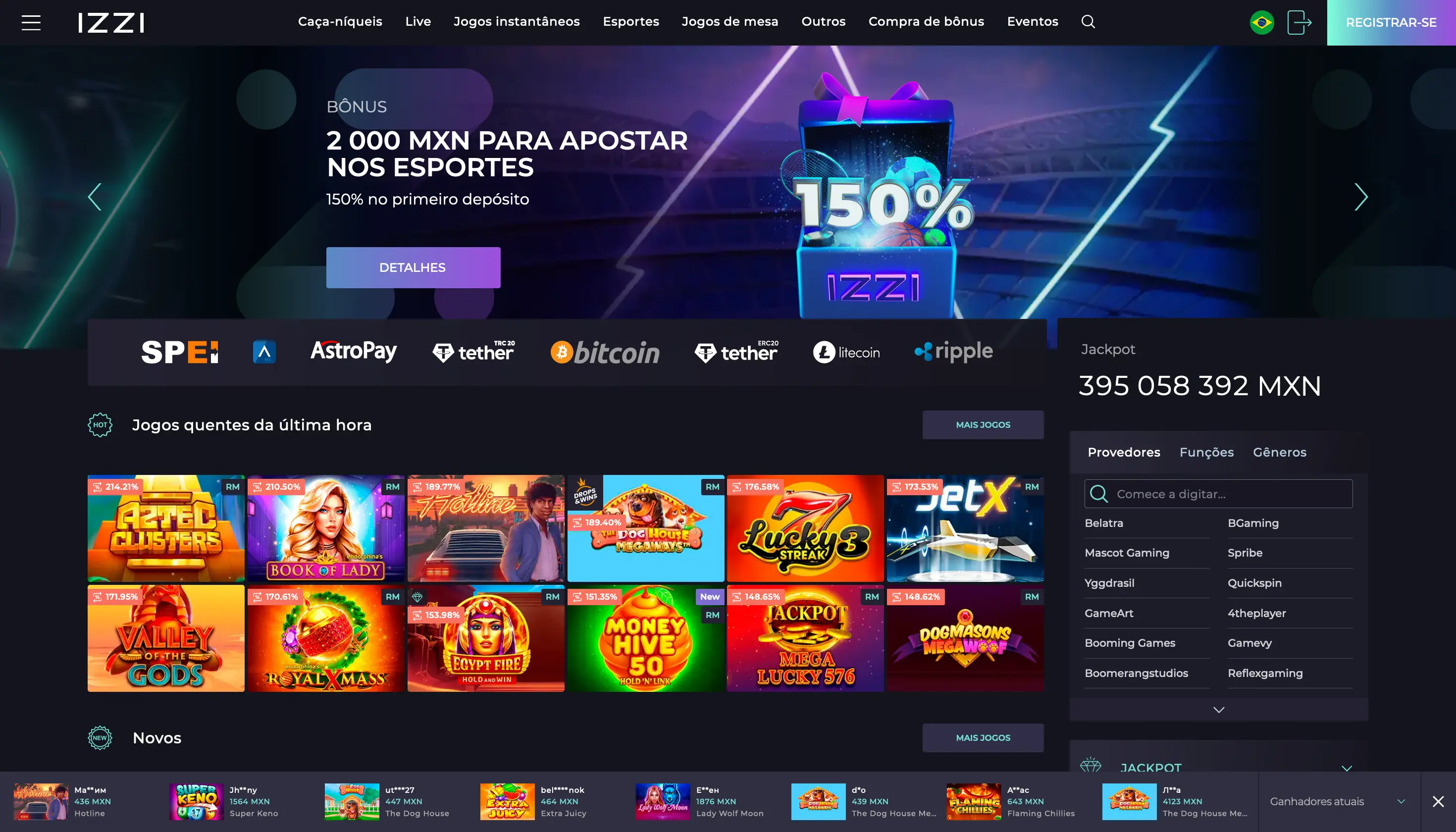 Home Izzi Casino