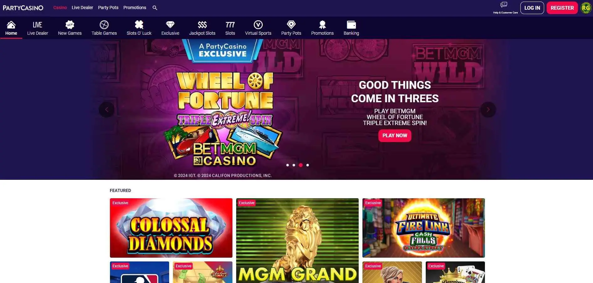 PartyCasino lobby.jpg