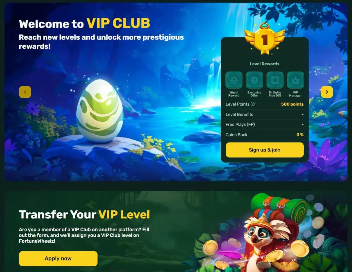 Fortune Wheelz vip