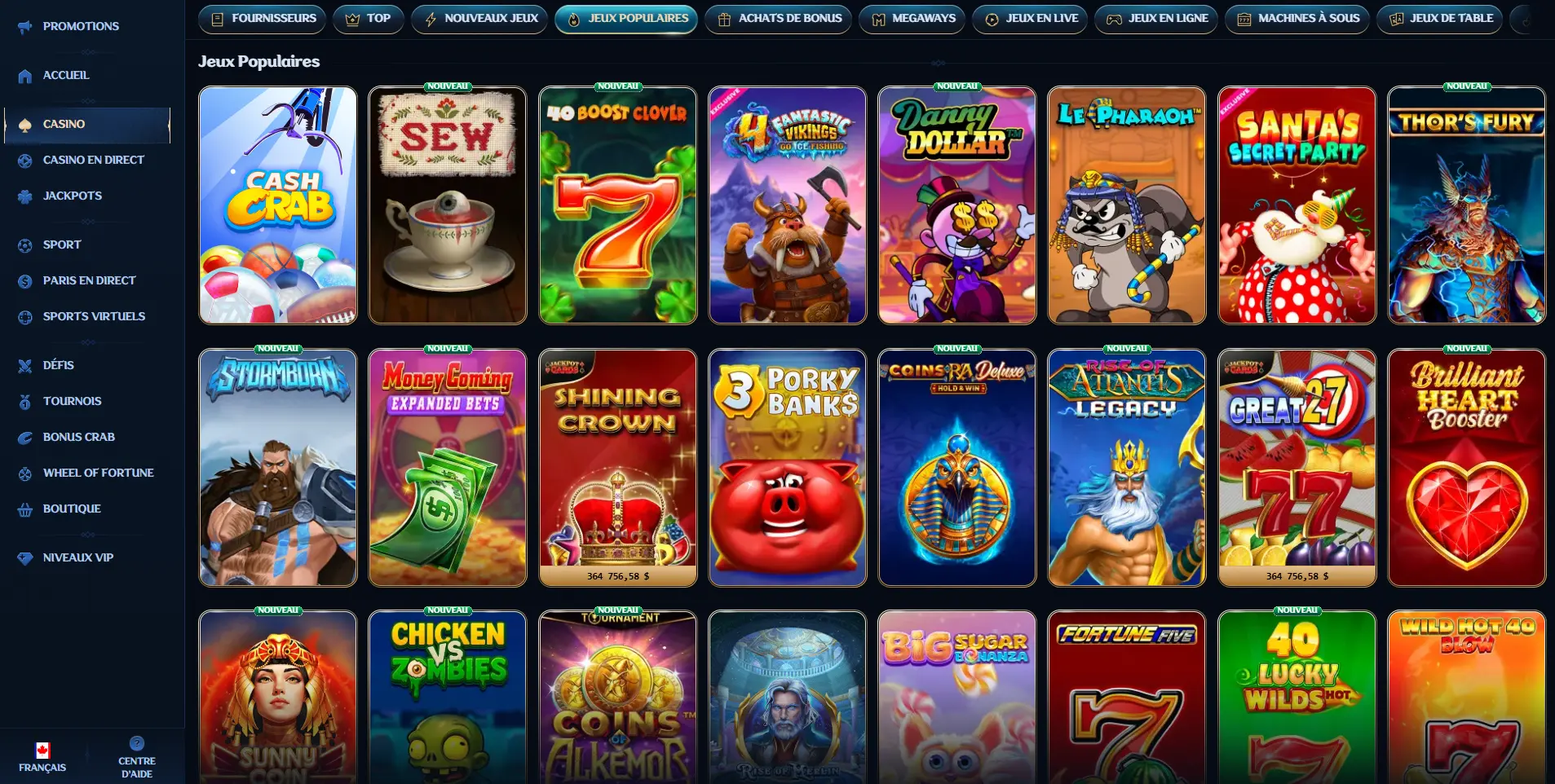 Millioner popular games