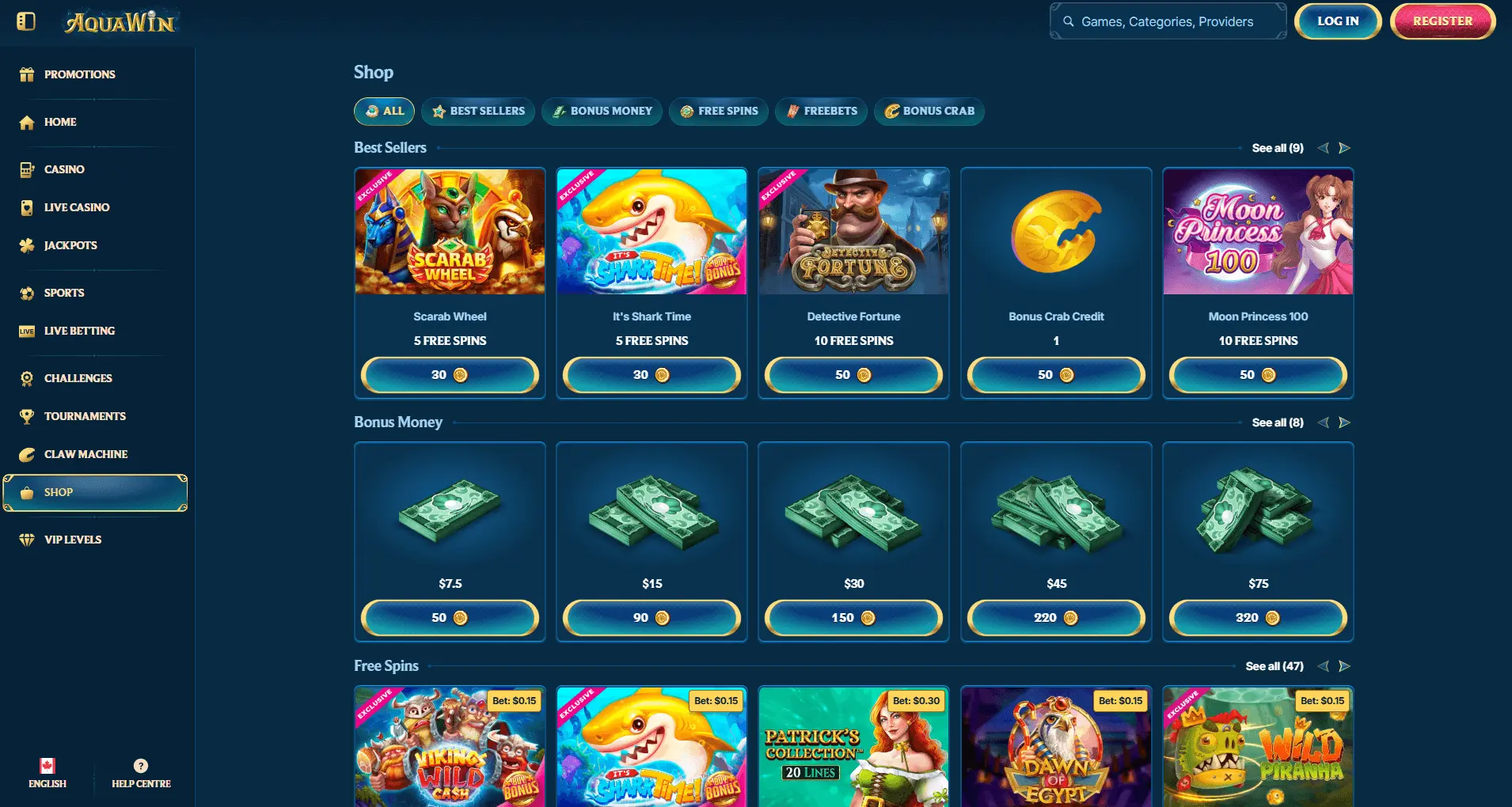 Aquawin shop