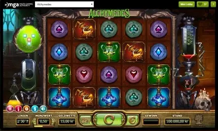 Playing Alchimedes at ComeOn Casino Thumbnail