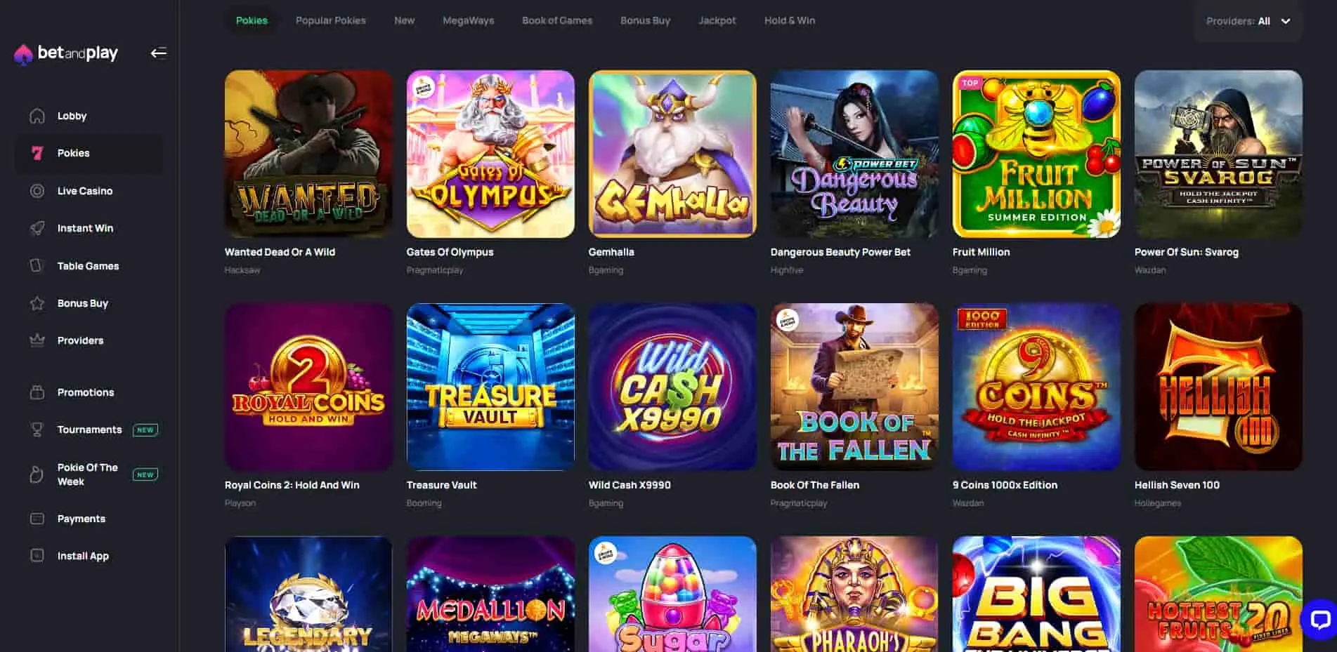 betandplay games