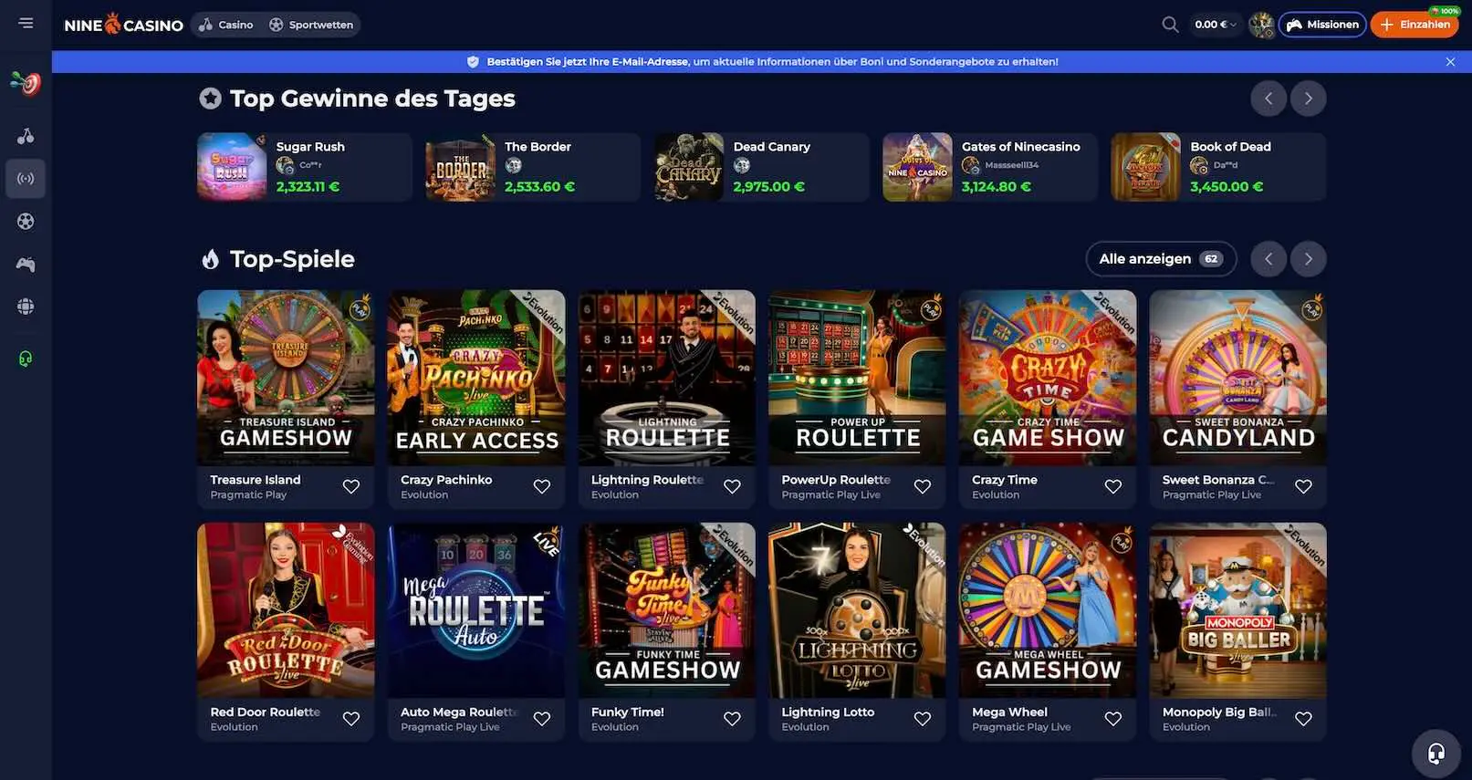 ninecasino-live-casino