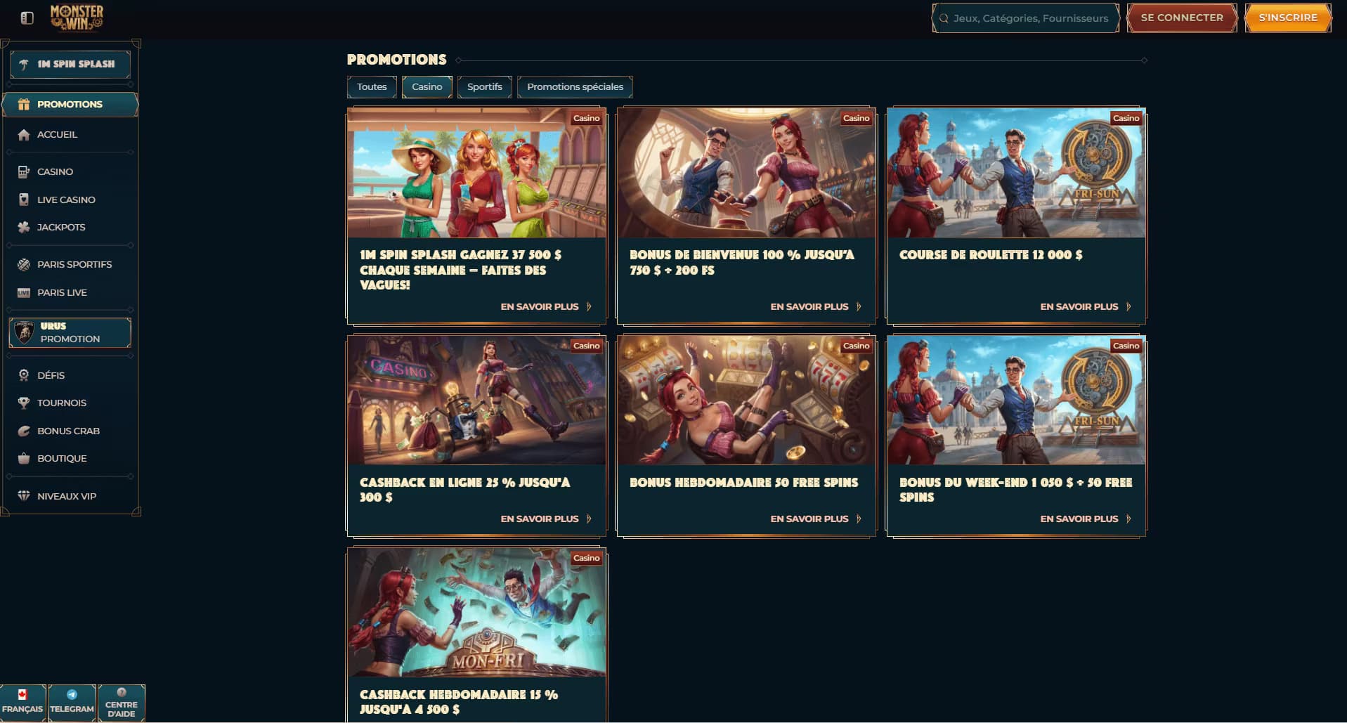 Monsterwin Promotions