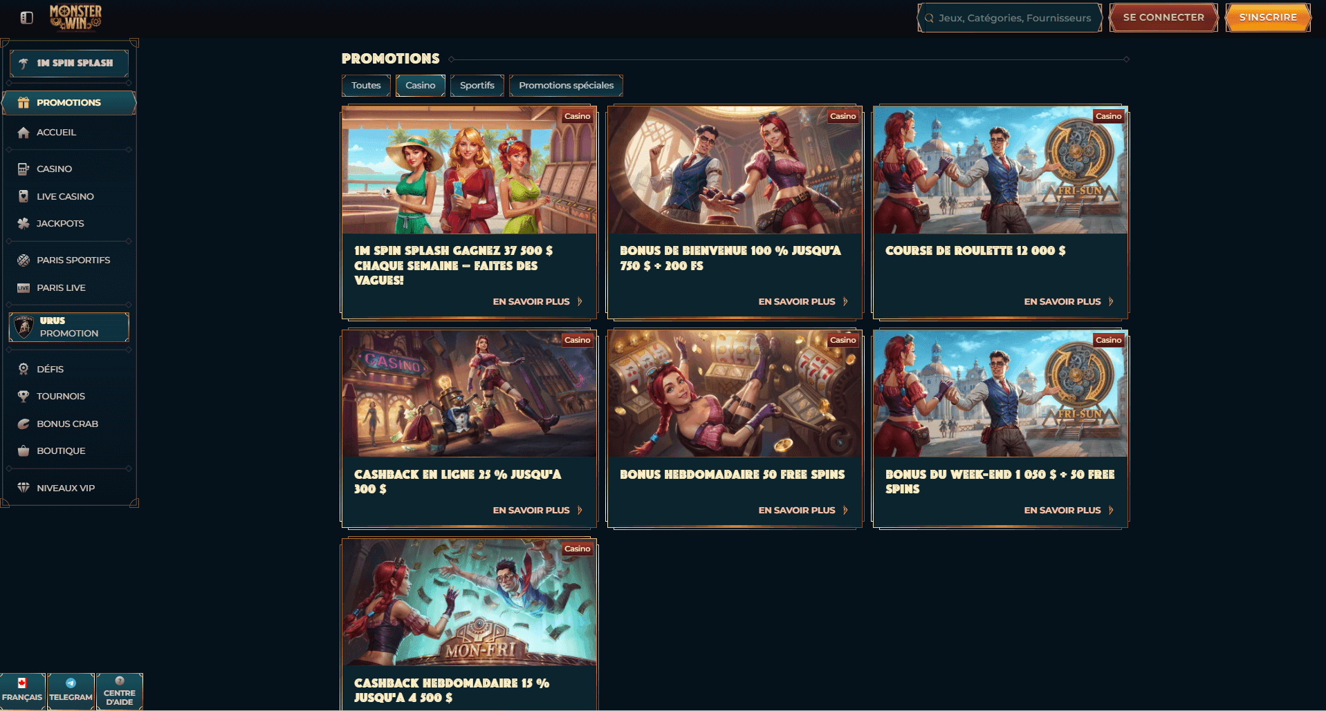 Monsterwin Promotions