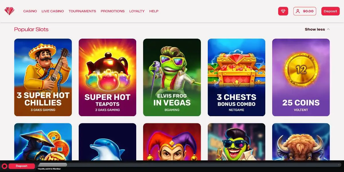 Ruby Reels image 3 - games