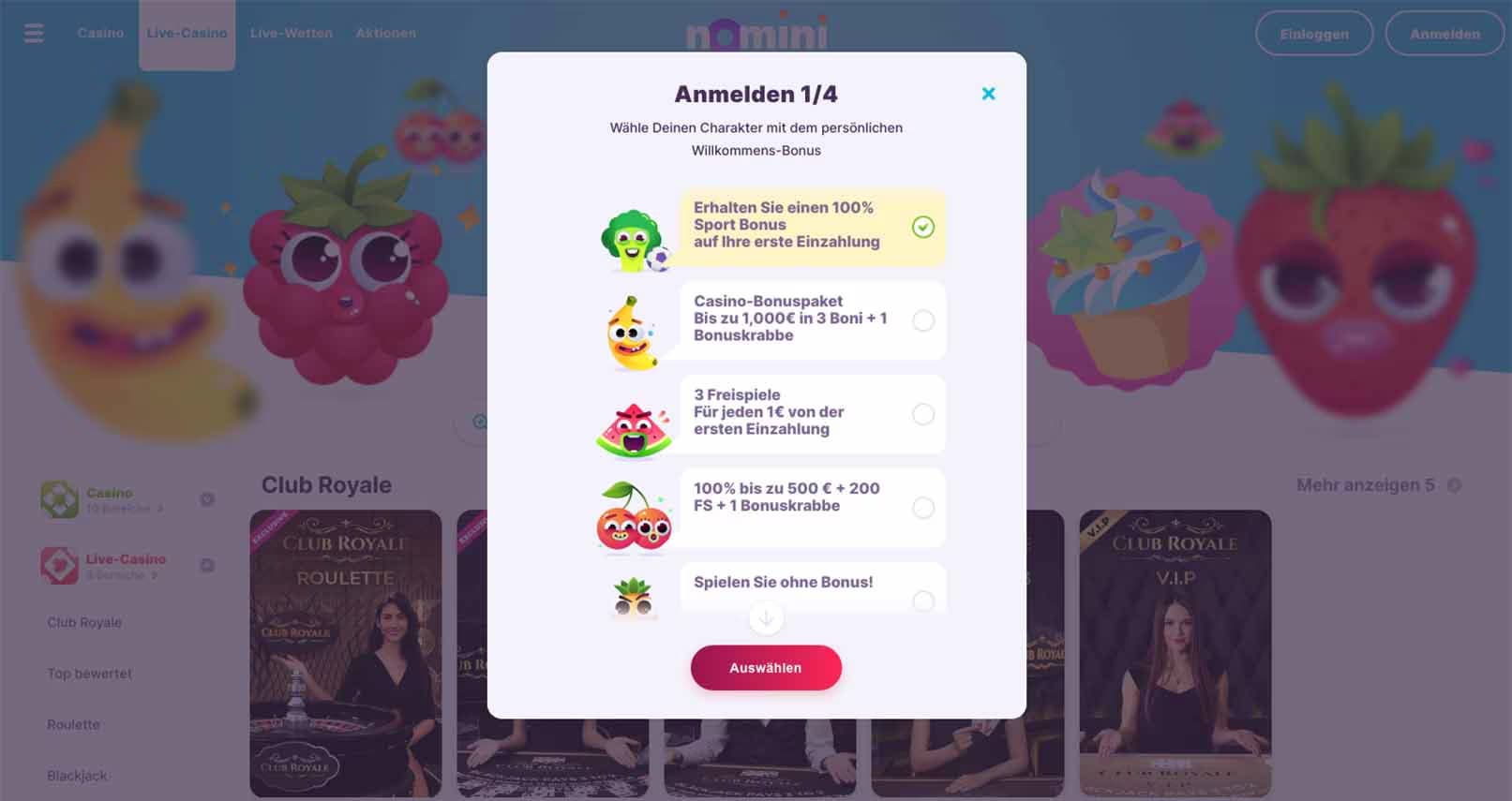 nomini-casino-anmelden