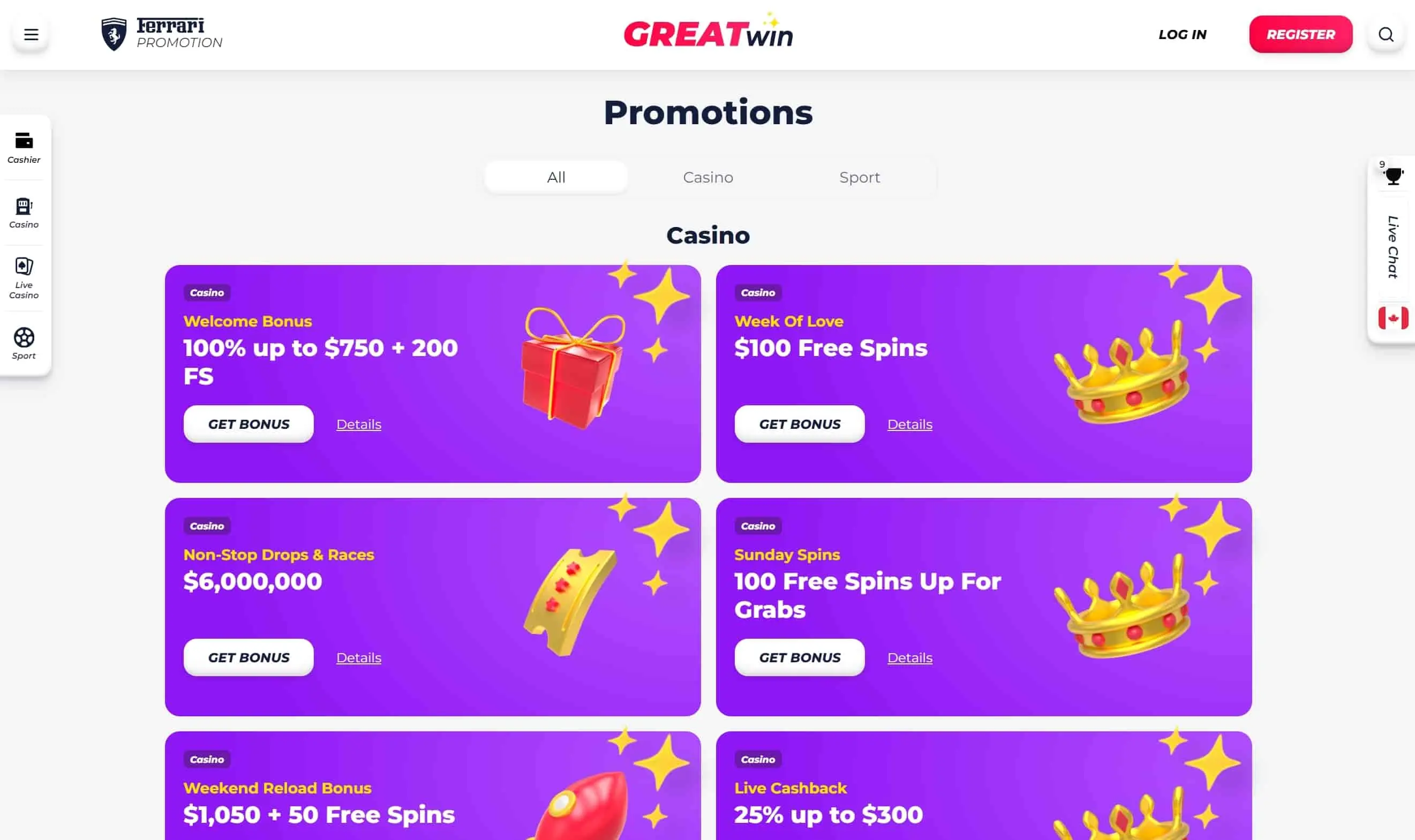 GreatWin Canada welcome bonus.jpg