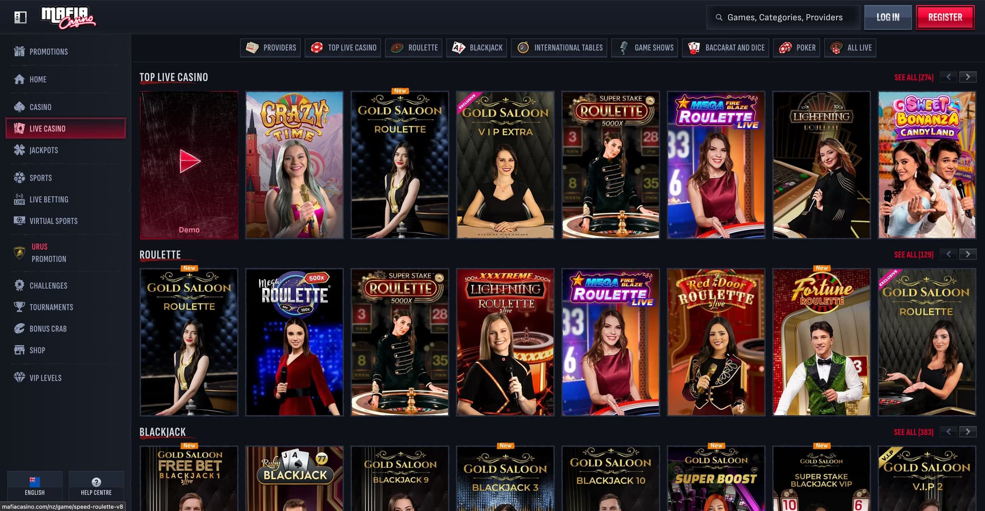 Mafia Casino Screenshot 4