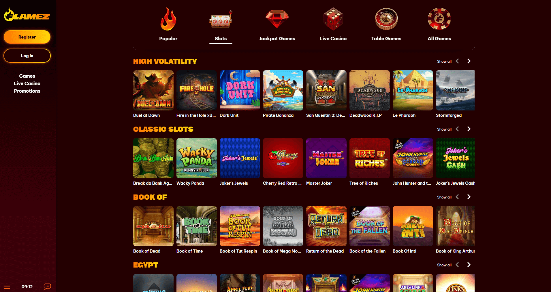 Flamez slots