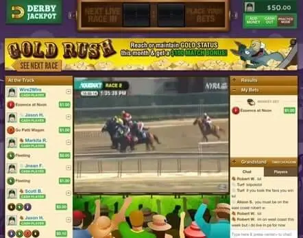 Playing Derby gold rush - Derby Jackpot Thumbnail