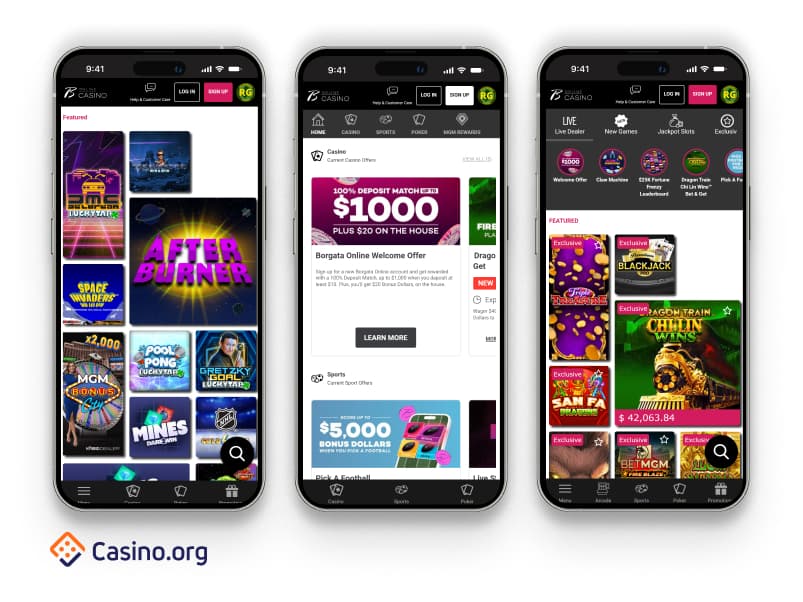 Wizualizacja środowiska gry kasynowej z highlightem na oferty bonusowe