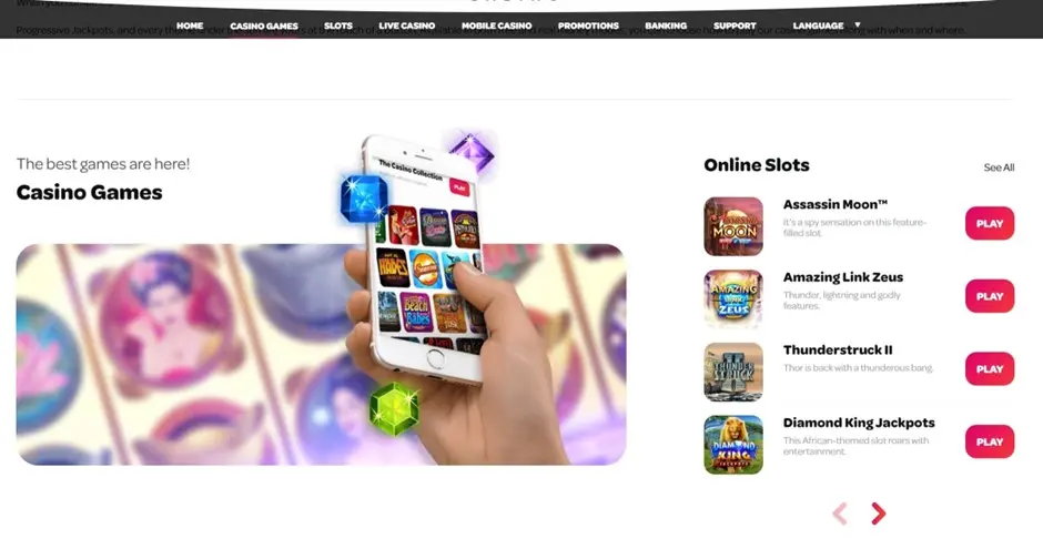 Spin Casino Games