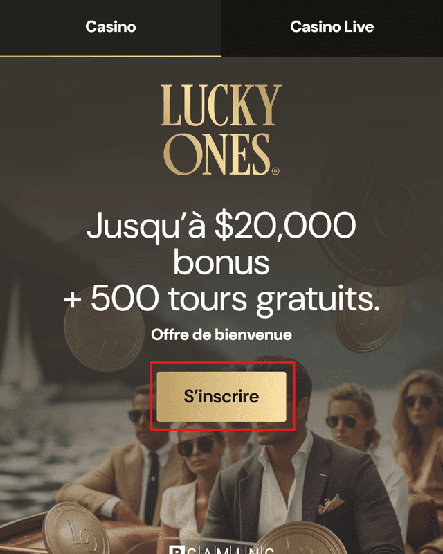 LuckyOnes step 1